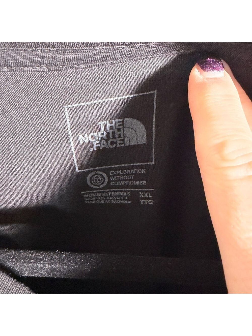 The North Face Womens Black Long Sleeve Shirt - Picture 3 of 5